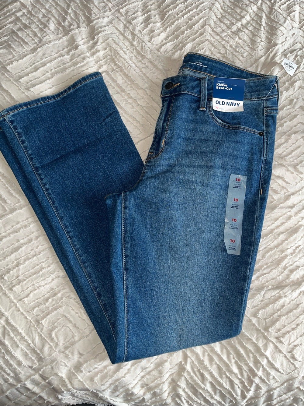 Old Navy Mid-Rise Kicker Boot-Cut Jeans